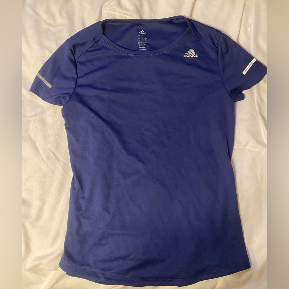 Adidas Running Short Sleeve Workout Shirt